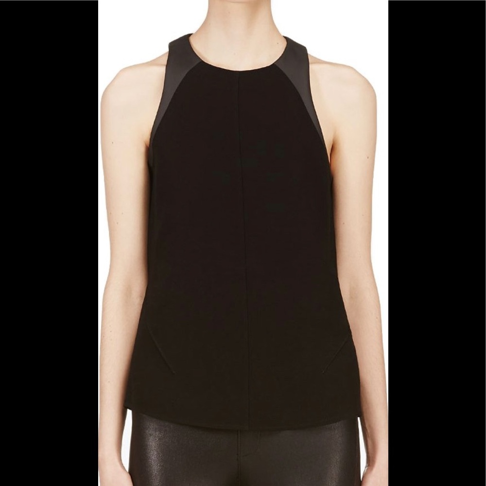 Rag & bone Nudie Tonal trim sleeveless top